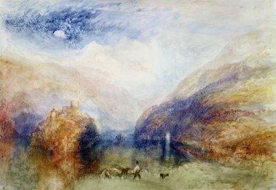 Der Lauerzersee mit den Mythen, ca. 1848 von Joseph Mallord William Turner